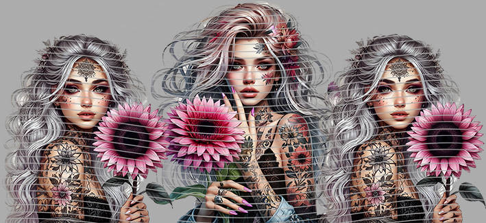 16oz Sunflower Girl-SU-184